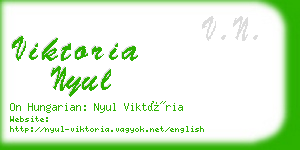 viktoria nyul business card
